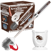 Horsepower Unicorn Electric Toilet Brush – Motorized 360° Silicone Bristles