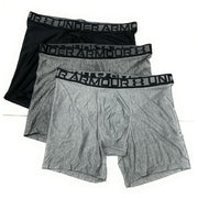 Under Armour Essential Tech 6 inch Boxerjock - 3 pack (US, Alpha, Large, Regular, Regular, Grey/Charcoal/Black)