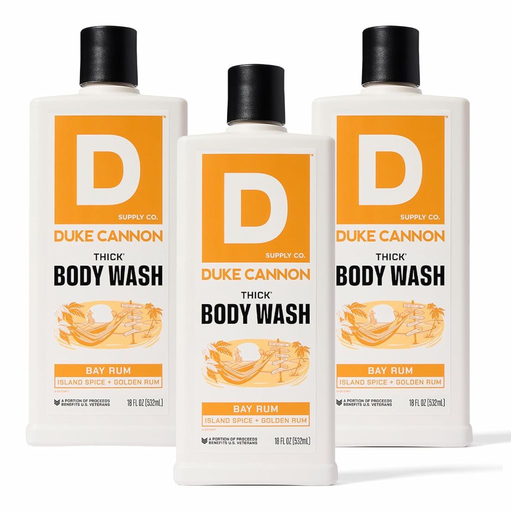 Duke Cannon Supply Co. Thick High Viscosity Men's Body Wash - Bay Rum (Island Spice + Golden Rum) 18 fl oz (3pk)