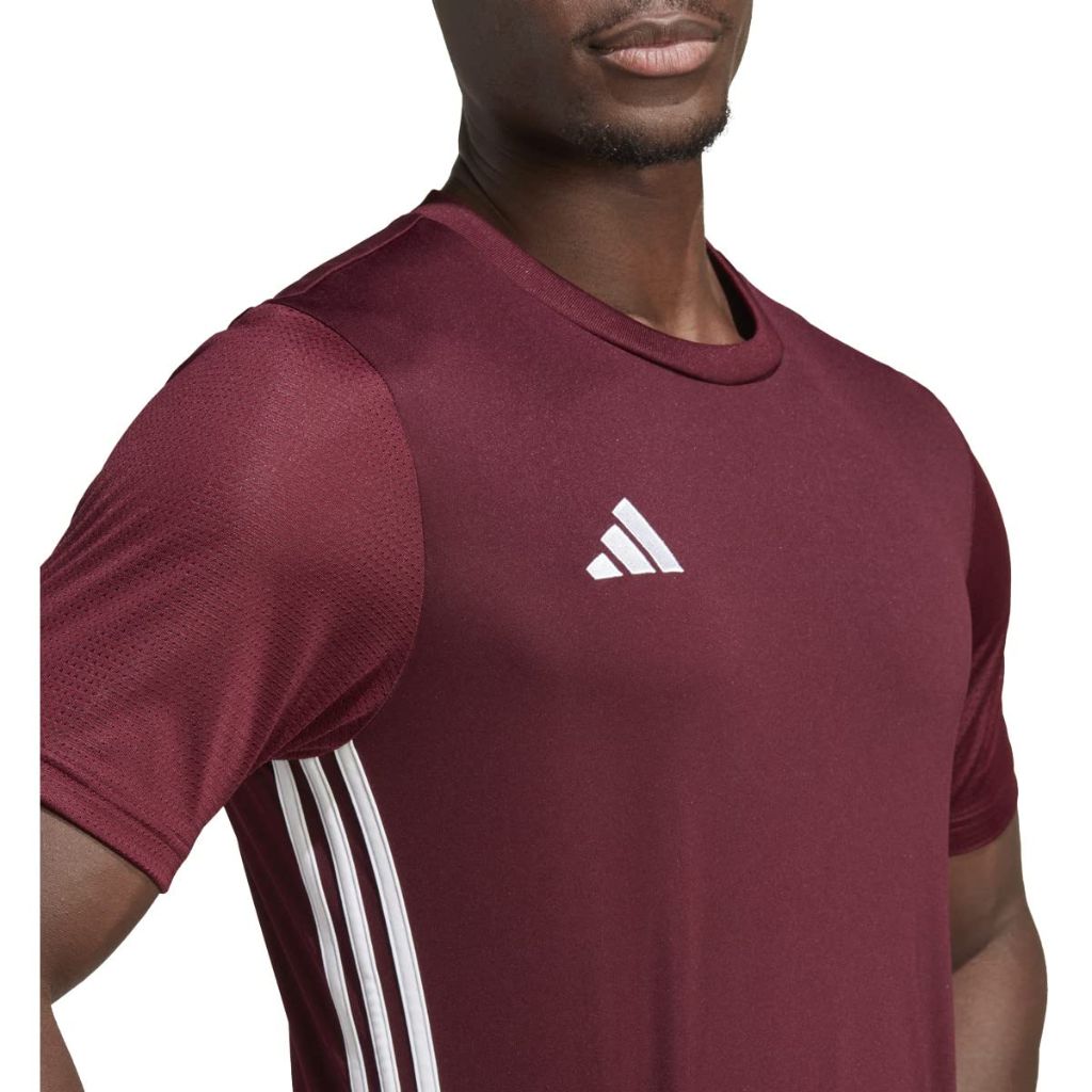 Adidas Mens Tabela 23 Jersey Team, Maroon 2/White, Large/Tall + 3"