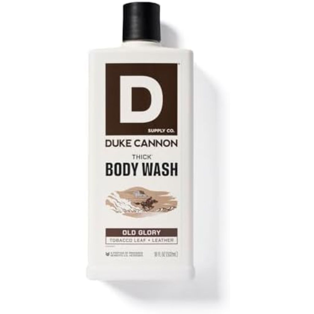 Duke Cannon Supply Co. Thick High Viscosity Men's Body Wash - Old Glory (Tobacco Leaf + Leather) 18 fl. oz. (3 Pack)