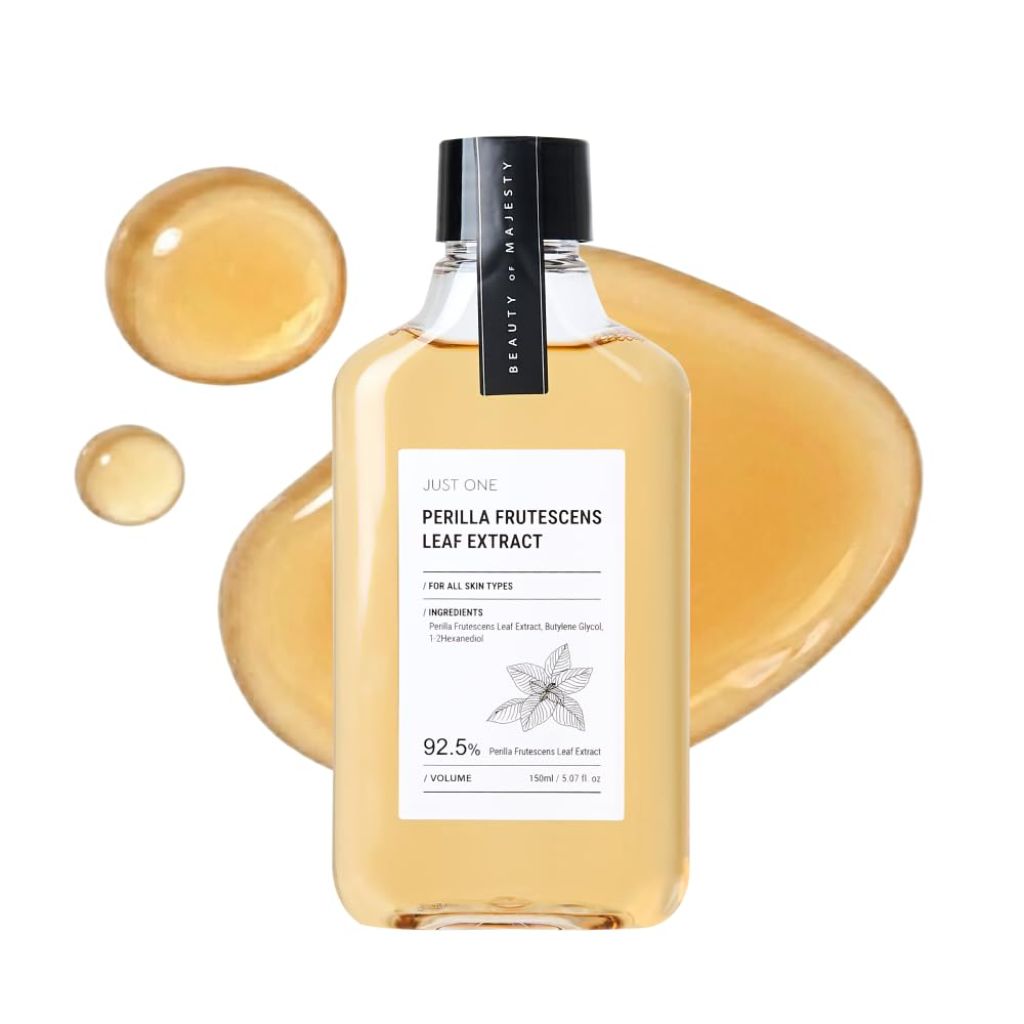 BOM Cosmetics Just One Perilla Frutescens Leaf Extract Facial Toner with 100% Herbal Extract - 5.07 Fl. Oz