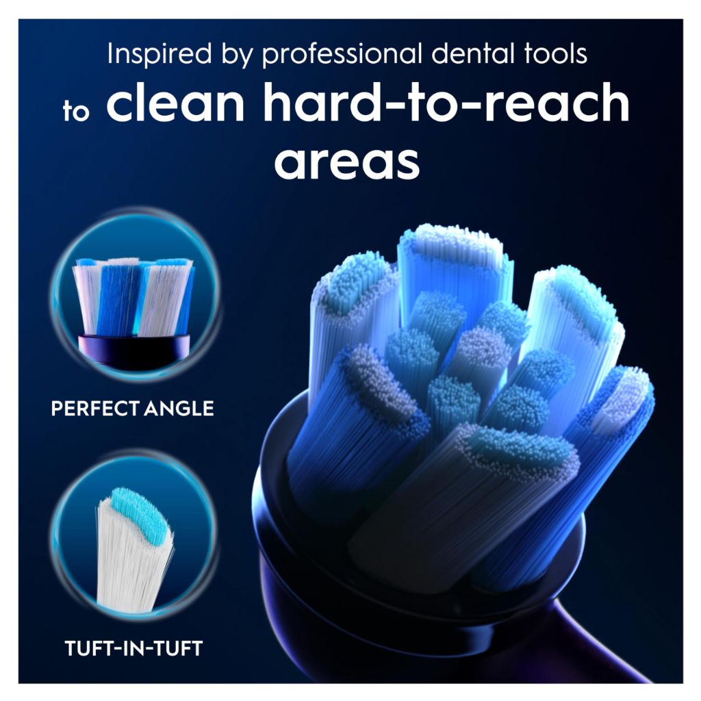 Oral-B iO Ultimate Clean Electric Toothbrush Head | 2Pk | Black