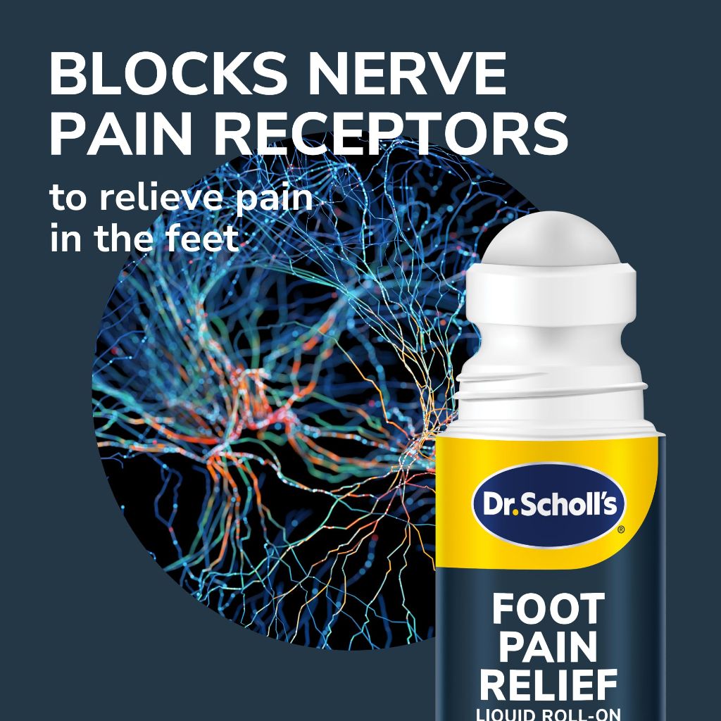 Dr. Scholl's Foot Pain Relief Liquid ROLL-ON - 3.0oz