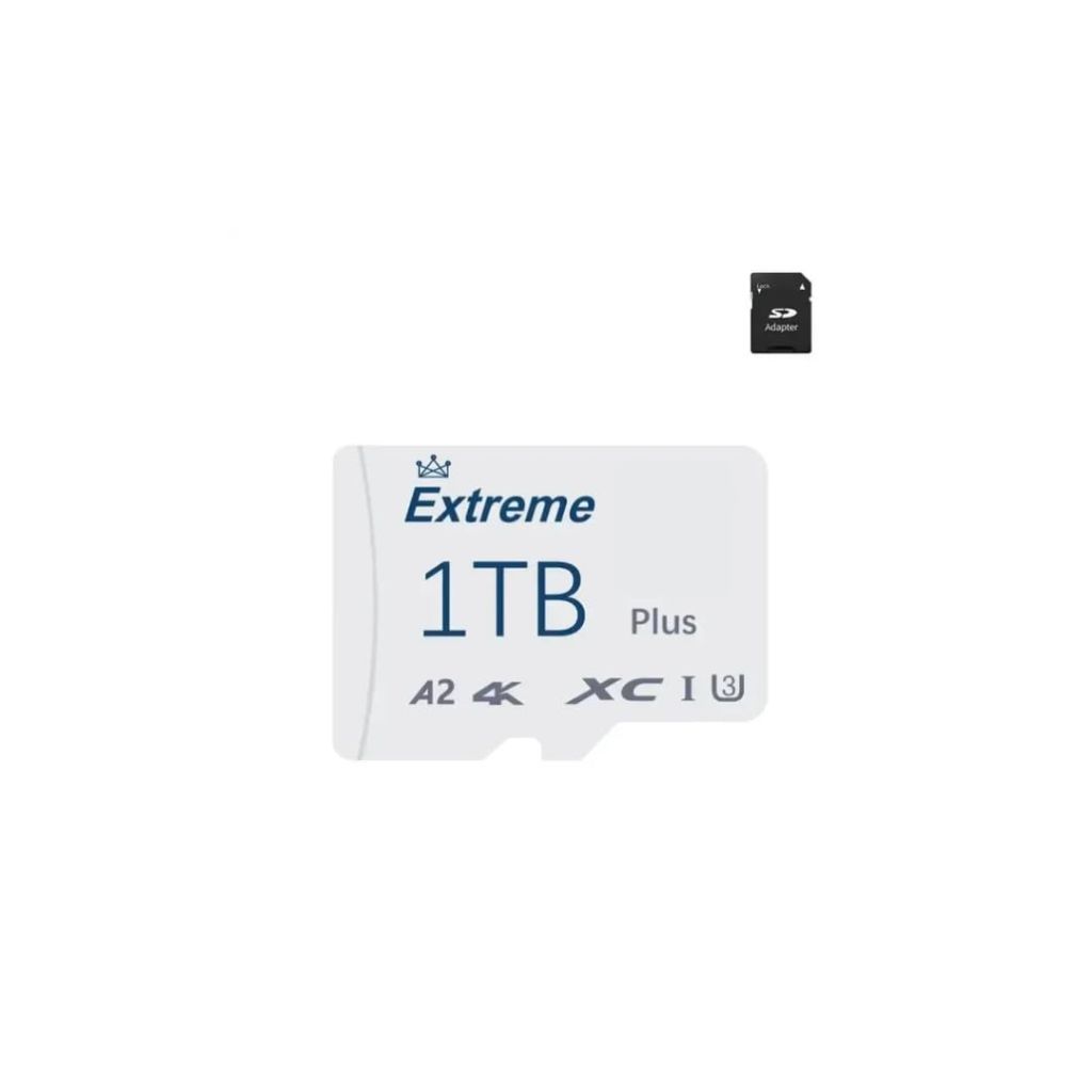 High-Speed, High-Performance MicroSDXC Memory Card w/Adapter - 1TB