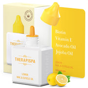 THERAPISPA Nail & Cuticle Oil with Avocado, Jojoba, Biotin & Vitamin E (Lemon, 2.0 fl oz)