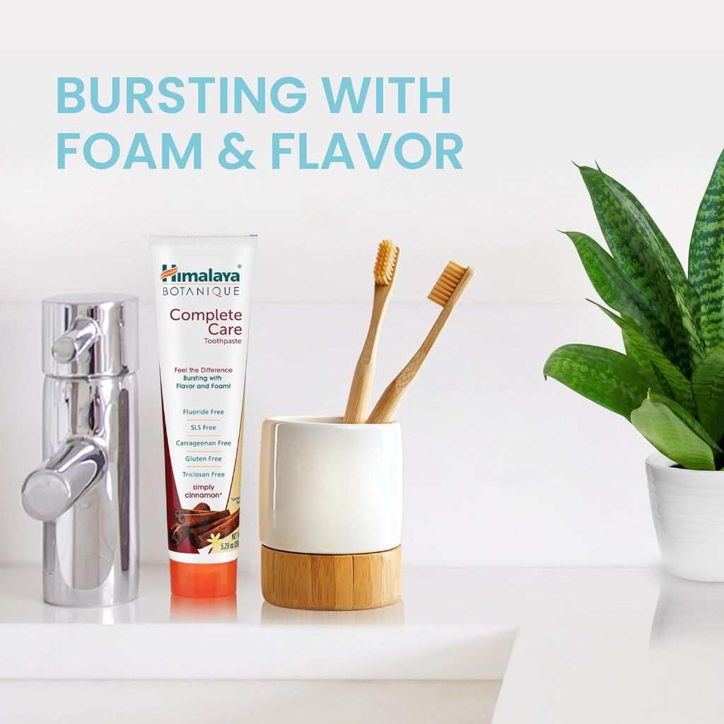 Himalaya Botanique Complete Care Toothpaste, Cinnamon Flavor, 5.29 Oz, 1 Pack