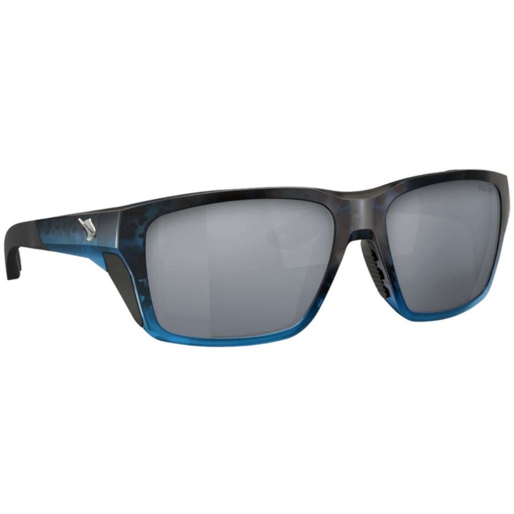 Fin-Nor Rum Line Sunglasses - Matte Keys Camo Frame, Silver Mirror-Gray Glass Lenses