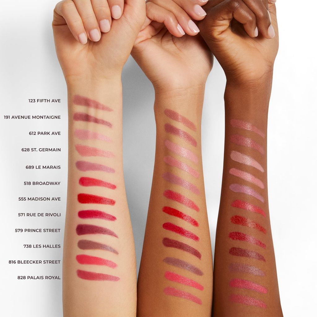 Laura Mercier Caviar Hydra Crème Lipstick, Creamy Satin Finish, 555 Madison Ave