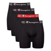 Champion Men's Cotton Moisture-Wicking Performance Stretch Boxer Briefs- 3-Pack Size small