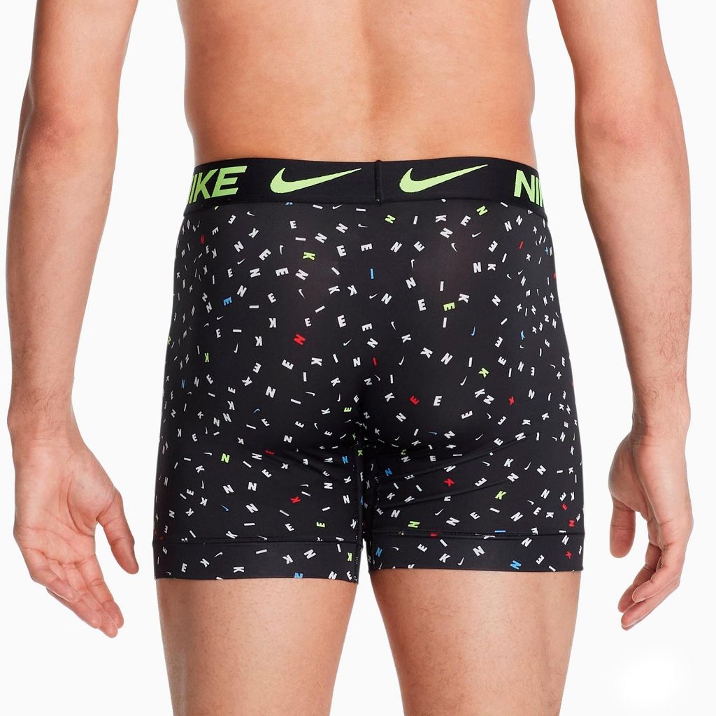 Nike Big Boys Essential Dri-Fit Boxer Briefs 3 Pack (US, Alpha, Medium, Regular, Multi/Black)