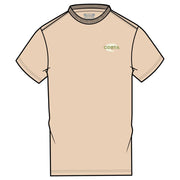 Costa Del Mar Mens Cannery Row Bass T-Shirt, Ivory, Small