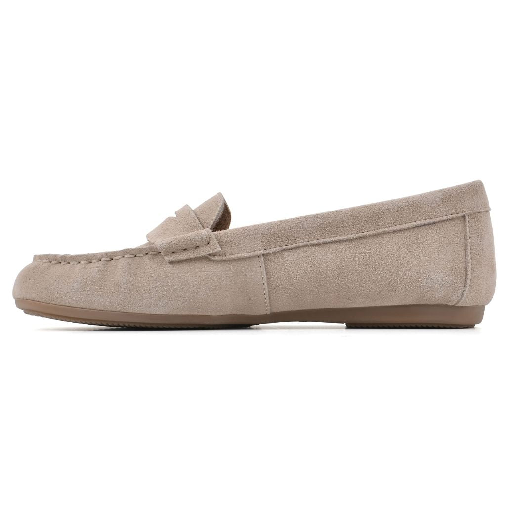 SZV 9.5M, WHITE MOUNTAIN Women's Deutzia Penny-Moc Loafer, Sandalwood/Suede