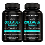 Vital Vitamins Multi Collagen Pills (2-Pack) - 150capsules in each bottle