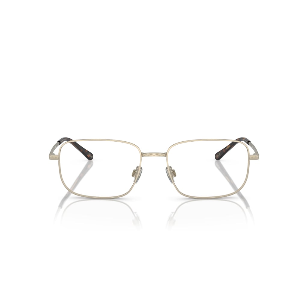 Polo Men's Eyewear Frames with Demo Lens, PH1218 - 9211 Semishiny Pale Gold (Gold), 52mm