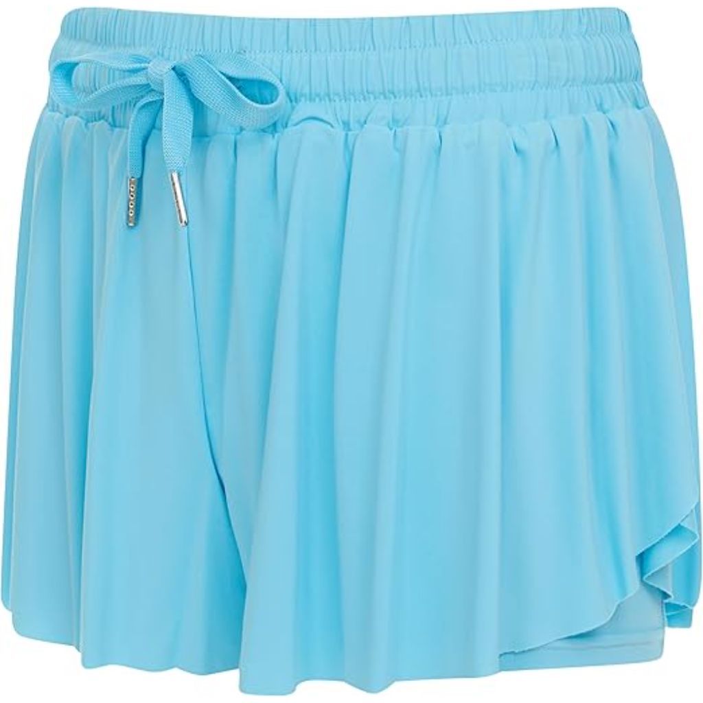 Girls (7-16) Pink Angel(tm) Solid Butterfly Shorts - Small