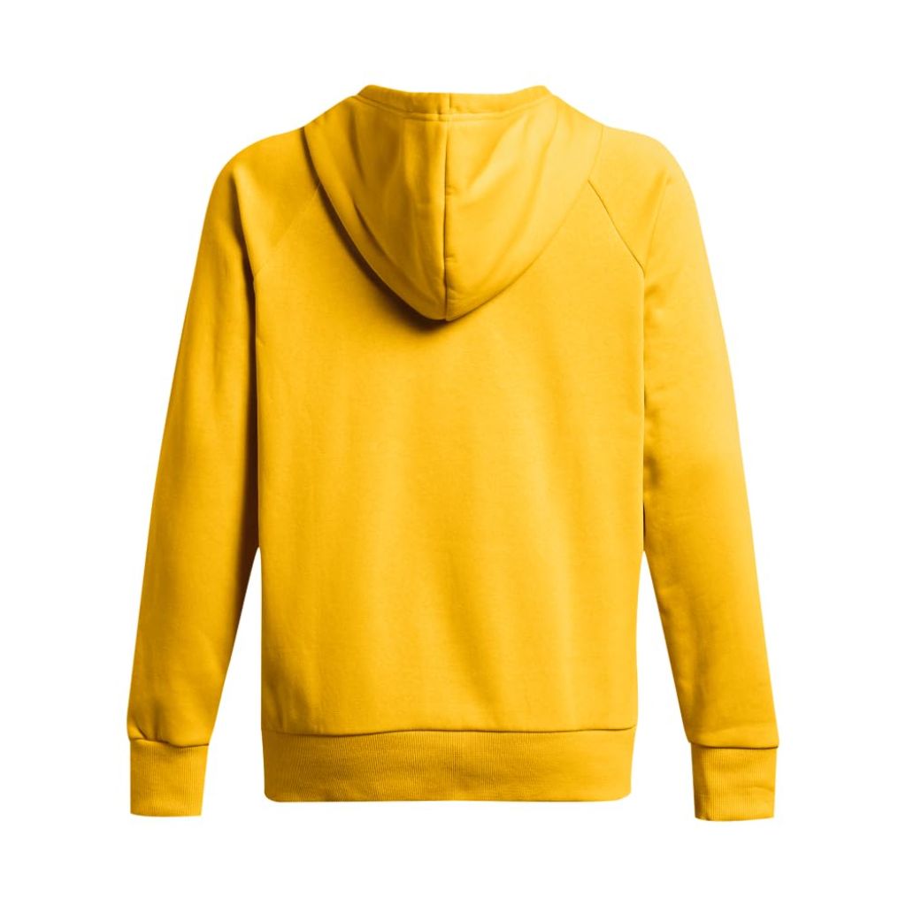 Under Armour Women's Rival Fleece Hoodie, Steeltown Gold / White, X-Large