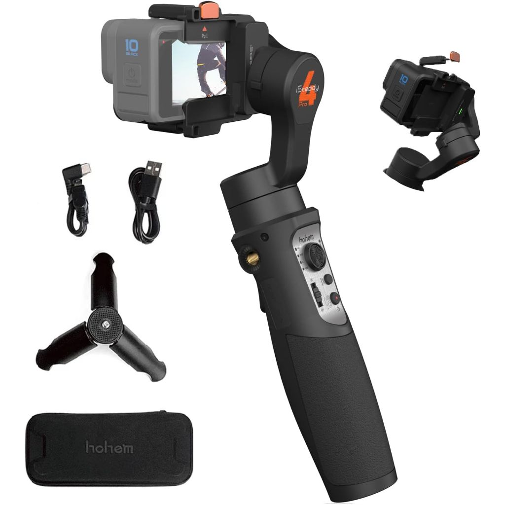 hohem iSteady Pro 4 Splashproof 3-Axis Action Camera Gimbal for GoPro & Osmo