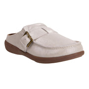 WACO Women's Siesta Sterling Slide, Oatmeal Shimmer, SZ 9.5 Wide