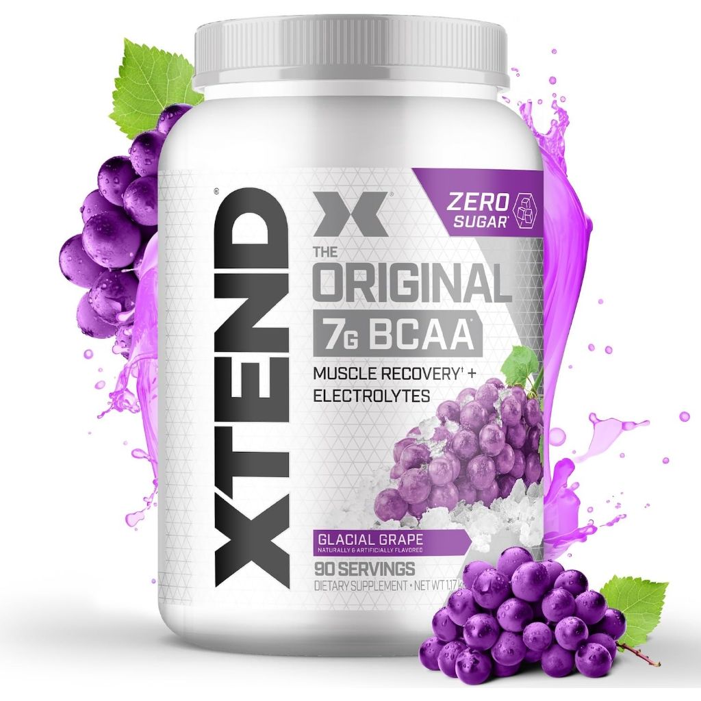 XTEND The Original BCAA Muscle Recovery + Electrolytes - Glacial Grape, 90svgs.