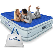 EnerPlex Queen 16" Inch Double Height Air Mattress with Built-in Pump