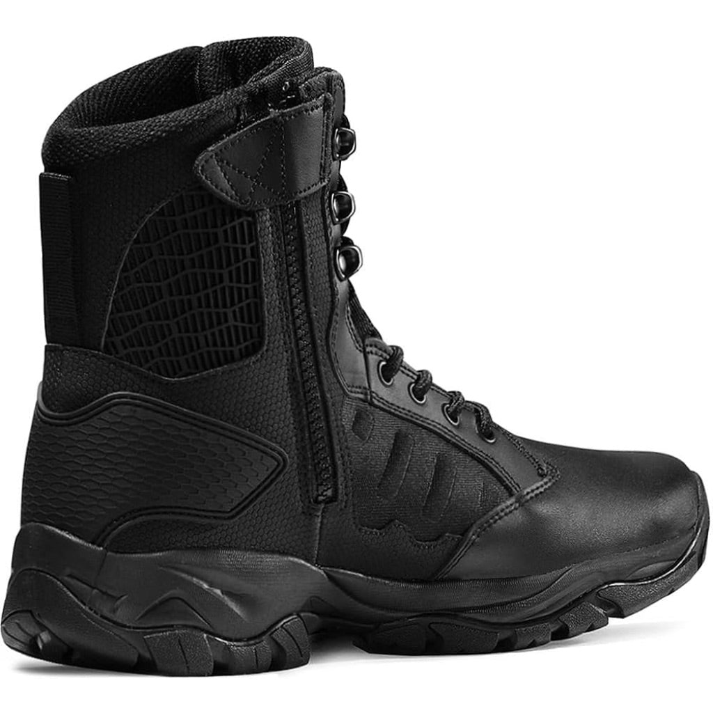 CQR Men's 6" Military Tactical Combat Boots - Black, Size 13