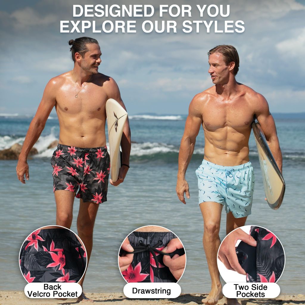 SZ 2XL, Kanu Surf 5” Adventure Men’s Swim Trunks