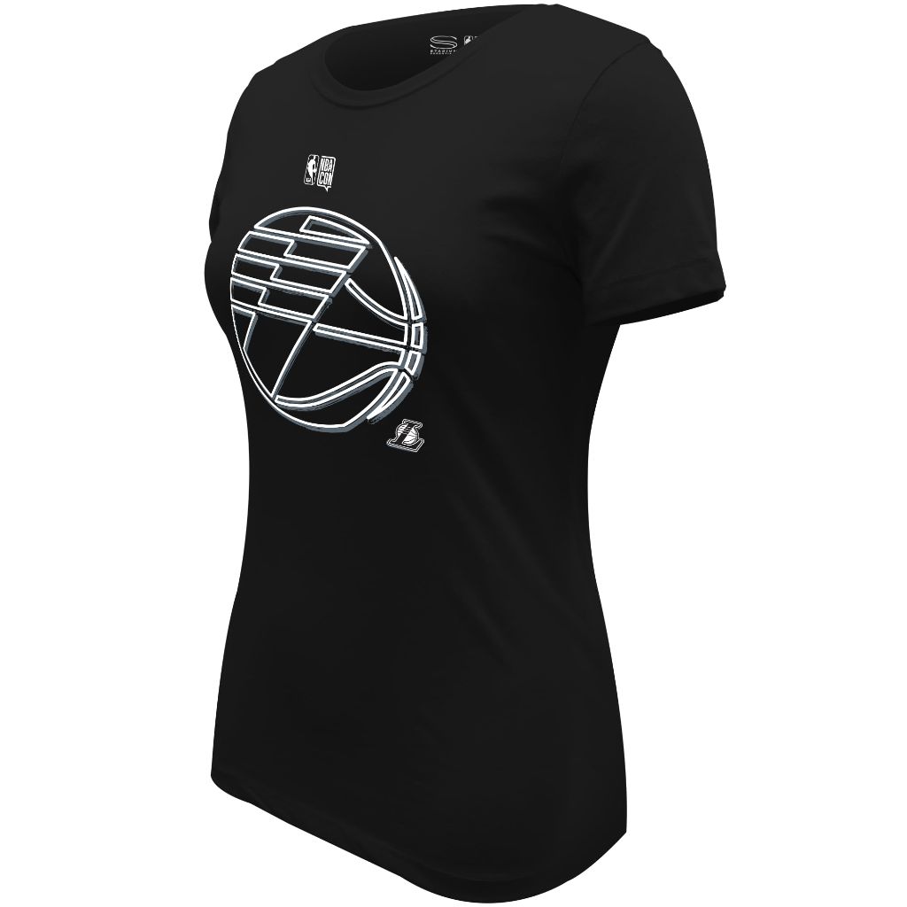 SZ L, NBA Con Stadium Essentials Women's Tee, Los Angeles Lakers