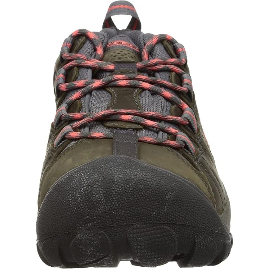 KEEN Women's Targhee II Waterproof Hiking Boots - Magnet/Coral, Size 6.5