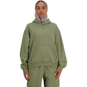 SZ XS, New Balance Women's Athletics French Terry Hoodie, Dark Olivine