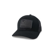 Trucker Hat, Anti-Glare Snapback Fishing Hat for Men (Black)