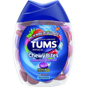 Tums Extra Strength 750mg Chewy Bites - Assorted Berries, 60 Tablets