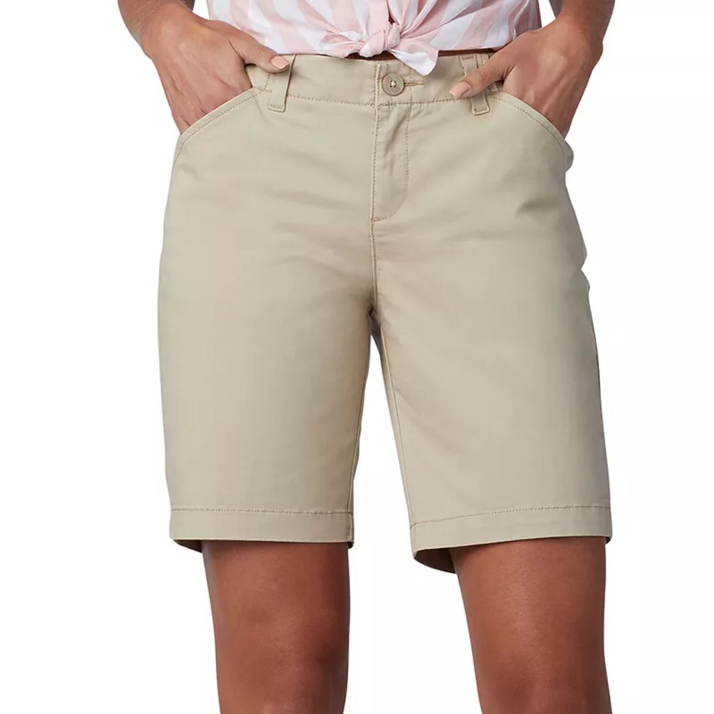 Lee Women's Legendary 9" Chino Bermuda Short - Safari, Size 8
