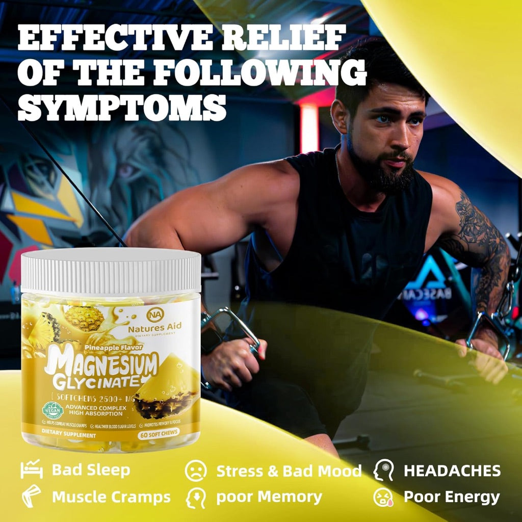 Magnesium Glycinate Soft chew pineapple