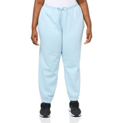 Reebok Women's Identity Small Logo Fleece Jogger (Plus Size), Black, Size 1X