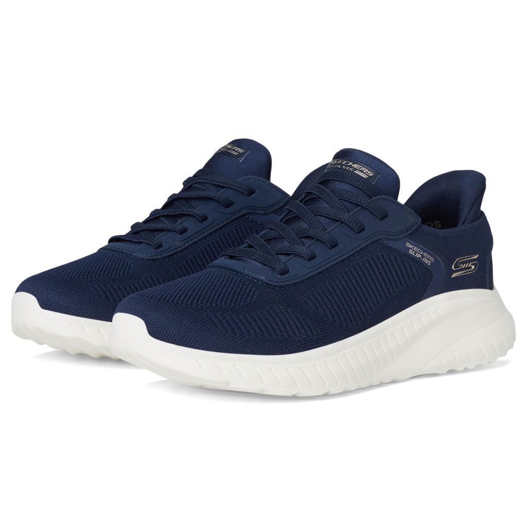 Skechers BOBS Women's,Hands Free Slip-INS BOBS Squad Chaos-Current Muse Navy ,13 M US