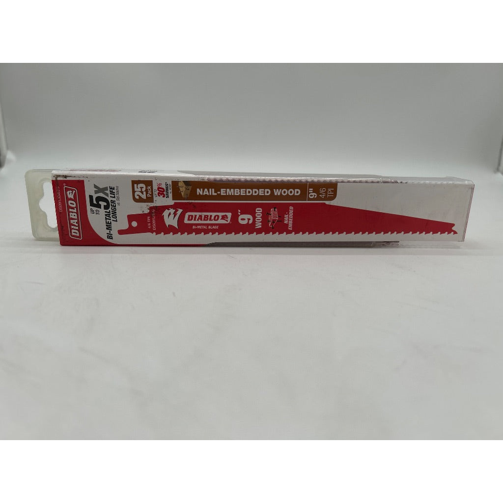Diablo Freud DS0912BW25 Demo Demon Bi-Metal Reciprocating Blade, 9"