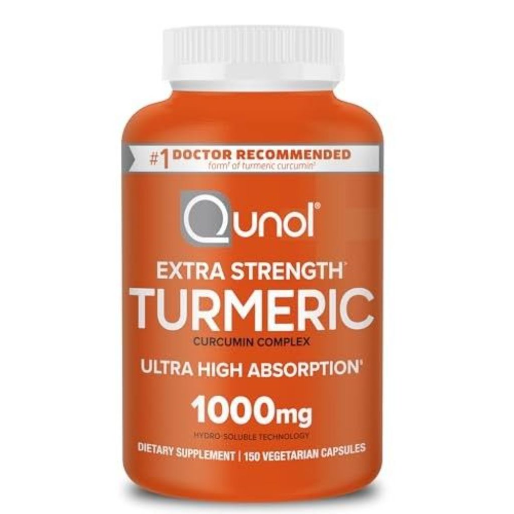 Qunol Turmeric Curcumin Supplement, Turmeric 1000mg with Ultra High Absorption, Joint Support Supplement, Extra Strength Turmeric Capsules, 150 Count