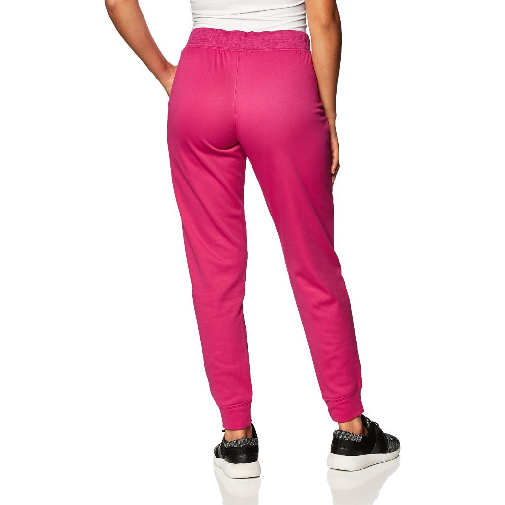 Hanes womens Sport Performance Fleece Jogger With Pockets Pants, Fresh Berry Solid/Fresh Berry Heather, X-Large US