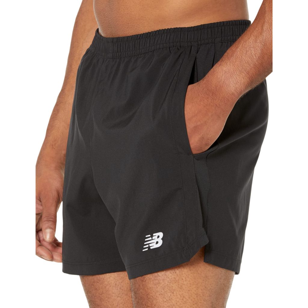 New Balance Men's Accelerate 5 Inch Short, Black, 5X-Large