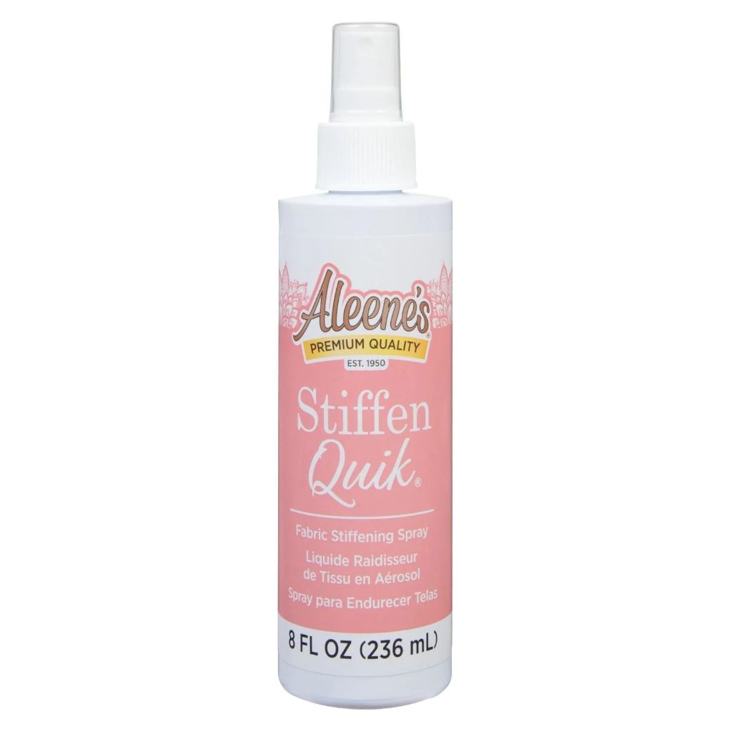 Aleene's 15581 Stiffen - Quick Fabric Stiffening Spray 8oz, Original Version, Packaging may vary