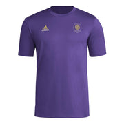 Adidas Men's Orlando City Soccer Club MLS T-Shirt - Regal Purple Small