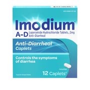 Imodium A-D Diarrhea Relief Caplets with Loperamide HCl, 12 ct