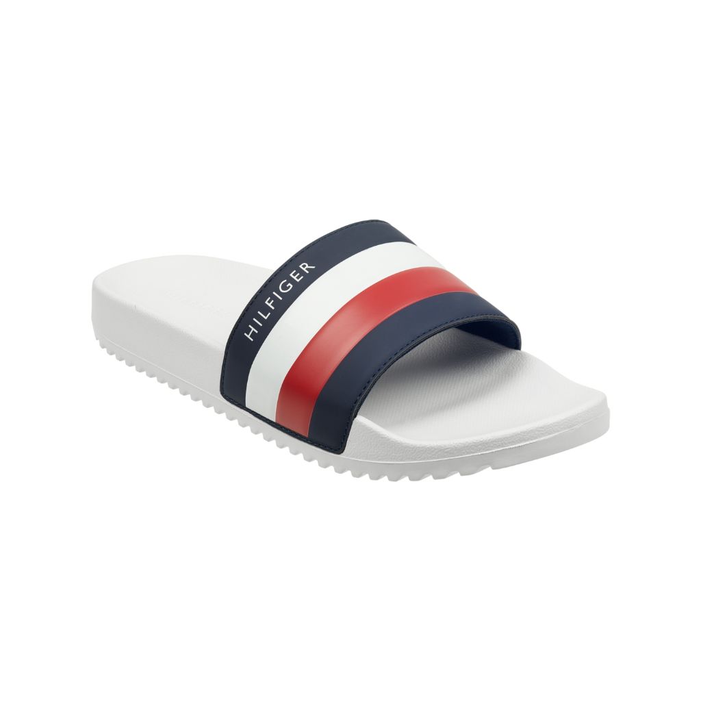 Tommy Hilfiger Men's Rozi Sandals White Multi  - 9