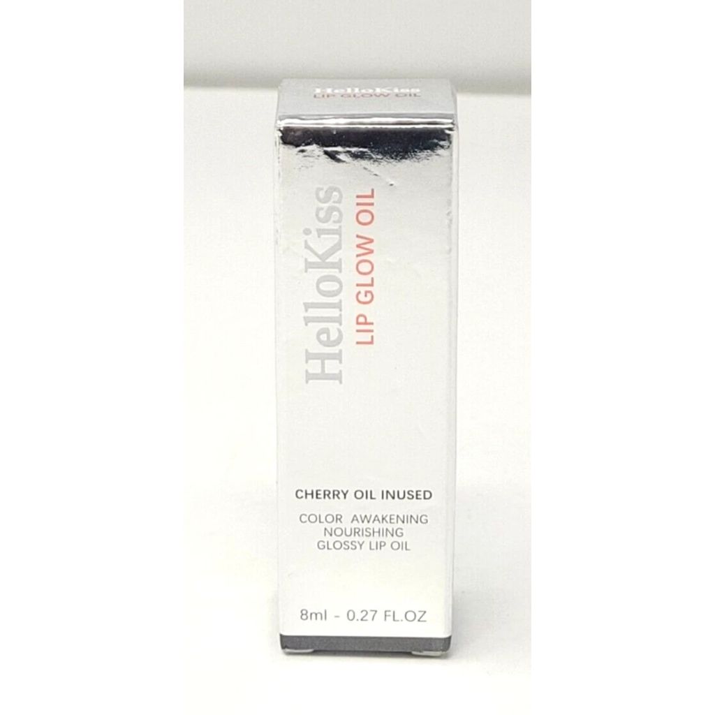 HelloKiss Lip Glow Oil Cherry Oil Infused #06 - 0.27 Fl Oz SEALED NEW SHIPS FAST