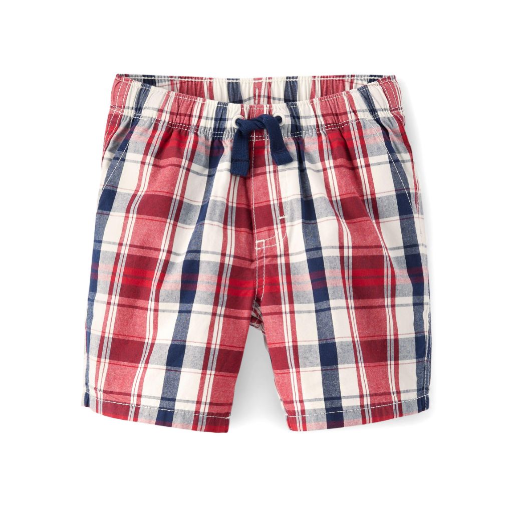 Gymboree,Boys,and Toddler Pull On Shorts, 4T Amber Plaid