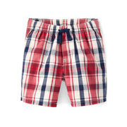 Gymboree,Boys,and Toddler Pull On Shorts, 4T Amber Plaid