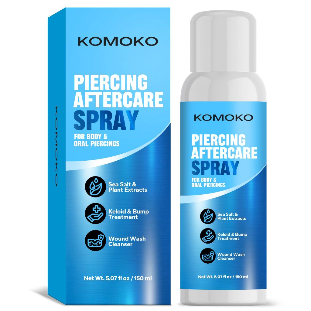 Komoko Piercing Aftercare Spray (5.07 Fl Oz)