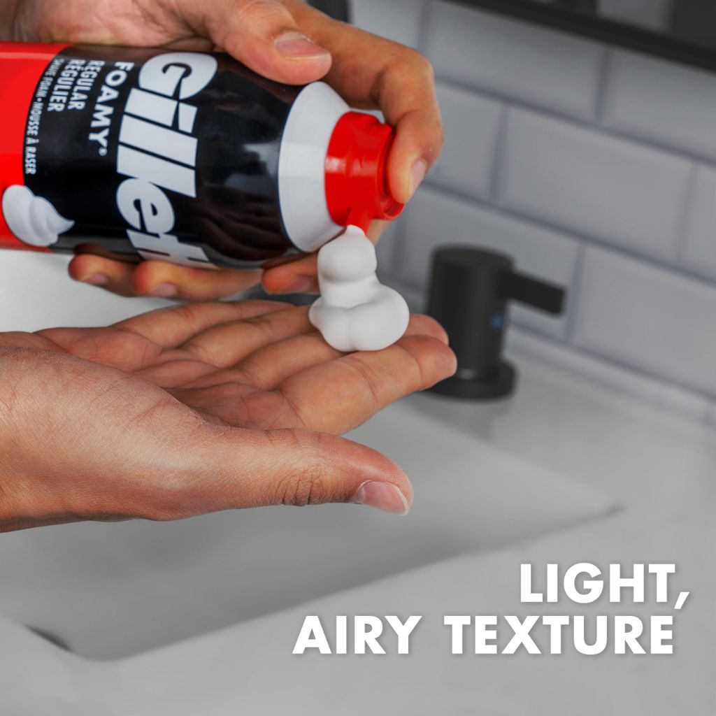 Gillette Foamy Classic Shave Foam for Men | 14.9 Oz