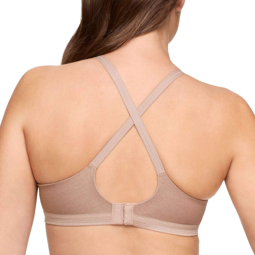 Warner's Women's Play It Cool Stay Cool and Dry Wireless Lift Comfort Bra RN3281A, Toasted Almond, 34C